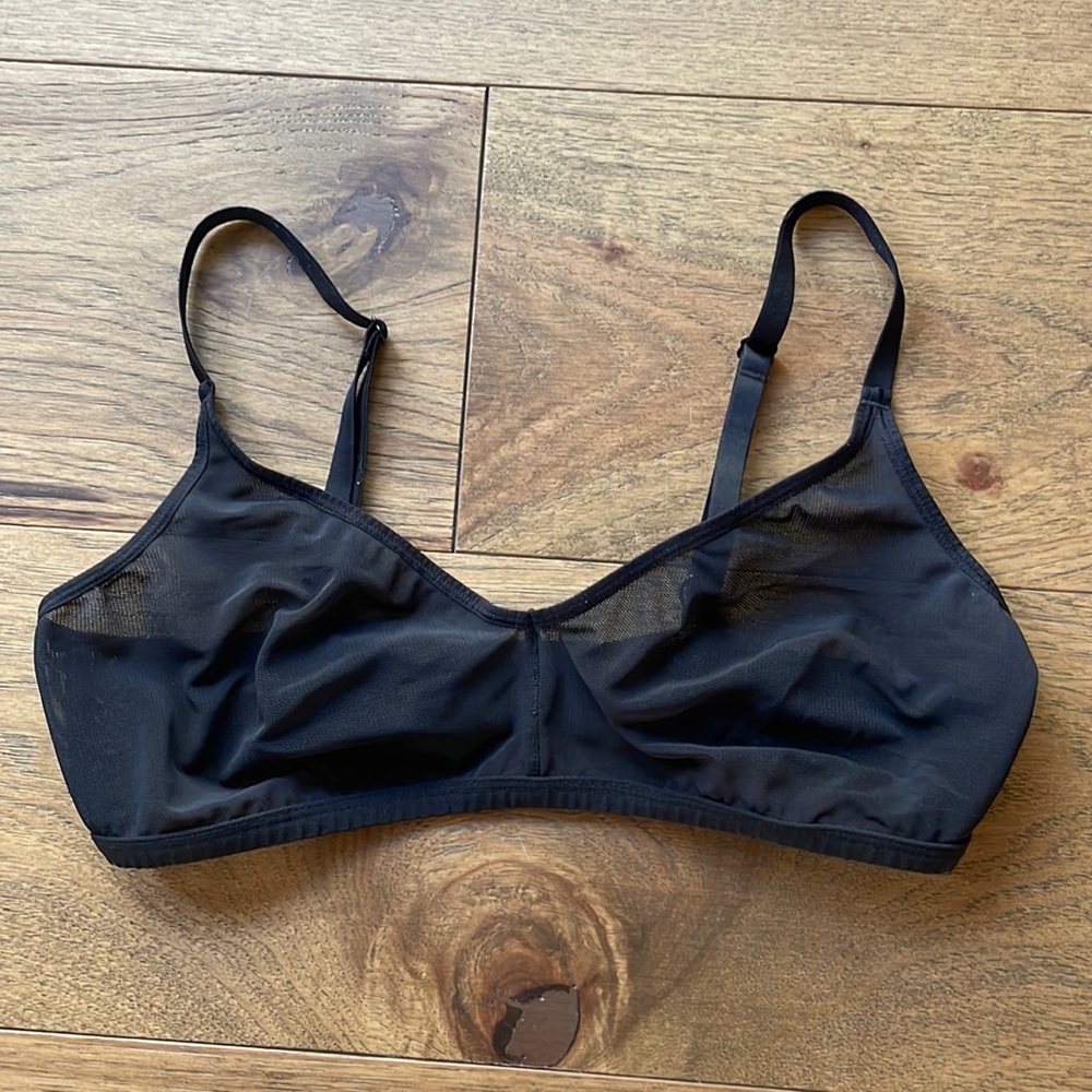 Negative Underwear Sheer Bra in black size 3 / similar to 36B